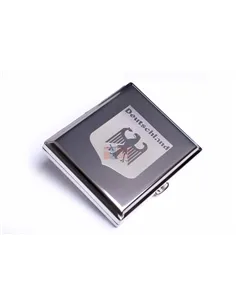 Портсигар Stoll на 18 сигарет, нержавеющая сталь C43-1