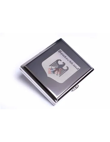 Портсигар Stoll на 18 сигарет, нержавеющая сталь C43-1