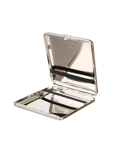 Портсигар Stoll на 18 сигарет, нержавеющая сталь C44-3