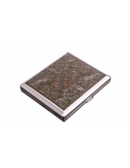 Портсигар Stoll на 18 сигарет, нержавеющая сталь C45-1