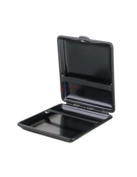 Портсигар Stoll на 18 сигарет, экокожа, Черный олень