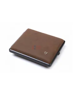 Портсигар Stoll на 26 сигарет, натуральная буйволиная кожа