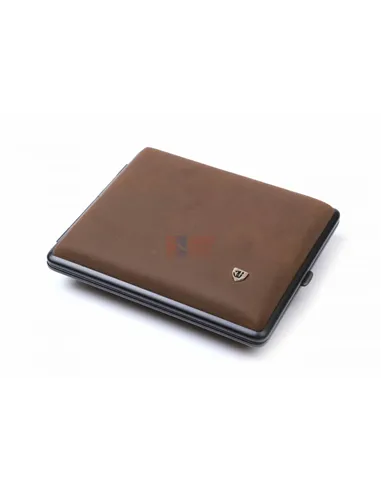 Портсигар Stoll на 26 сигарет, натуральная буйволиная кожа