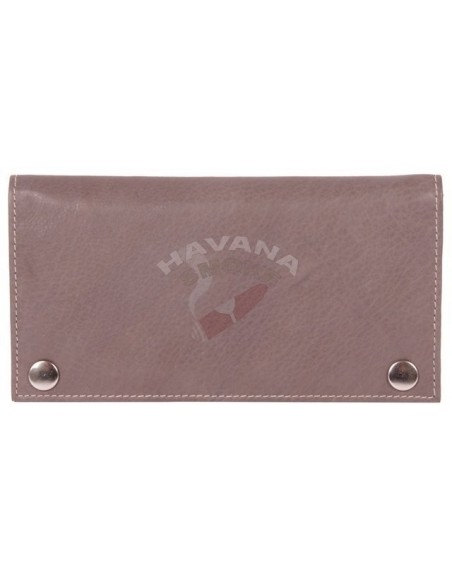 Сумка P&A для 1 трубки и табака, экокожа, коричневая