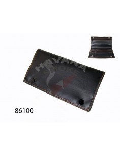 Сумка P&A для 4 трубок и табака, натуральная буйволиная кожа, подарочная упаковка