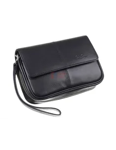 Сумка Ser Jacopo для 3 трубок и табака, натуральная кожа Наппа, подарочная упаковка