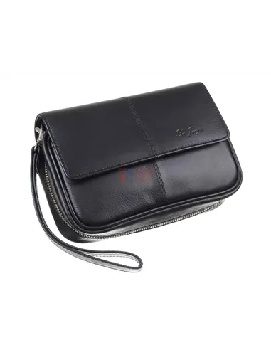 Сумка Ser Jacopo для 3 трубок и табака, натуральная кожа Наппа, подарочная упаковка