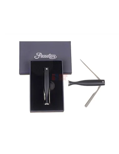Тампер трубочный Passatore в подарочной упаковке, черный металлик (Германия)