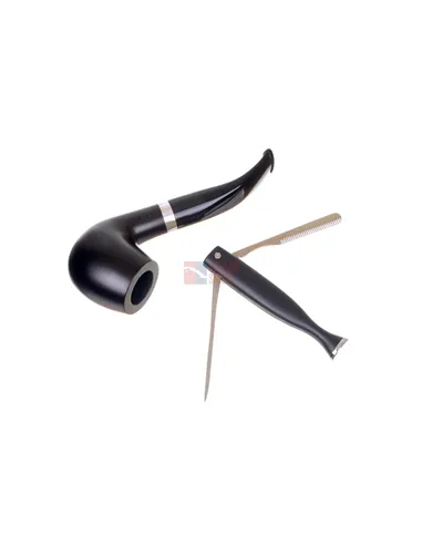 Тампер трубочный Passatore в подарочной упаковке, черный металлик (Германия)