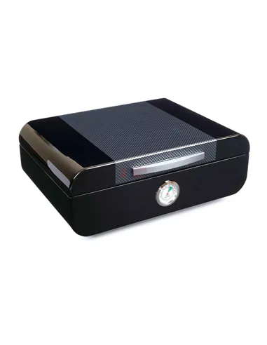 Хьюмидор Lubinski на 30 сигар, Черный глянцевый лак