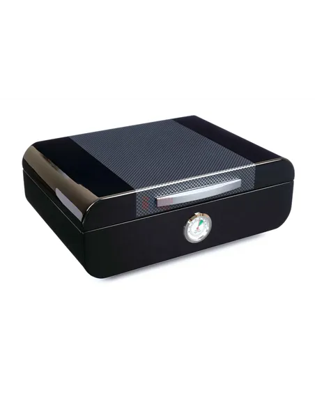 Хьюмидор Lubinski на 30 сигар, Черный глянцевый лак