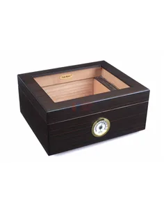 Хьюмидор Tom River на 40 сигар со стеклом, Эбеновое дерево
