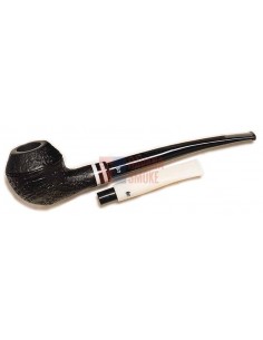 Курительная трубка  STANWELL BLACK&WHITE Black Sand/Mat Black Top 401 - купить в интернет-магазине Havana Smoke