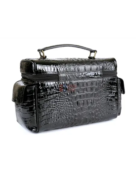 Хьюмидор-саквояж Gentili El Inseparable на 20 сигар SV15-Croco-Black