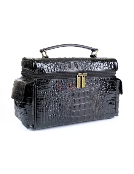 Хьюмидор-саквояж Gentili El Inseparable на 20 сигар SV15-Croco-Black