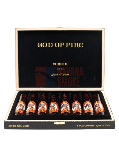 God of Fire Serie B Double Robusto Tubo