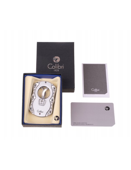 Гильотина Colibri Quasar, серебристая CU100T72 - купить в интернет-магазине Havana Smoke