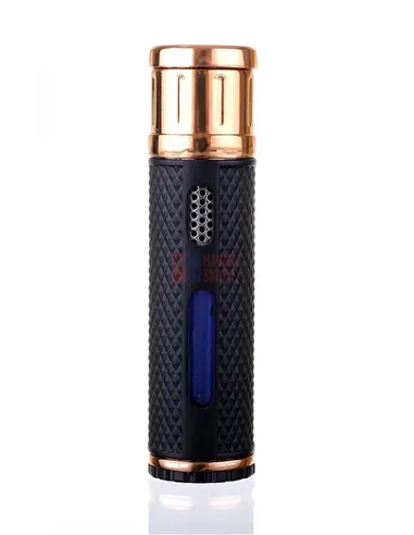 Зажигалка сигарная Colibri Evo, черная-красное золото-LI520C5