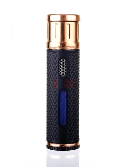 Зажигалка сигарная Colibri Evo, черная-красное золото-LI520C5