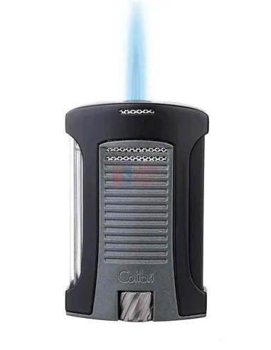 Зажигалка сигарная Colibri Daytona, черно-серая-LI770T11