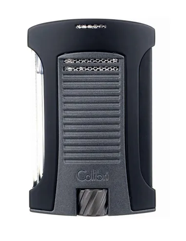 Зажигалка сигарная Colibri Daytona, черно-серая-LI770T11