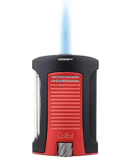 Зажигалка сигарная Colibri Daytona, черно-красная-LI770T12