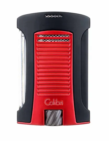 Зажигалка сигарная Colibri Daytona, черно-красная-LI770T12