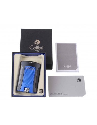 Зажигалка сигарная Colibri Daytona, черно-синяя LI770T13 - купить в интернет-магазине Havana Smoke