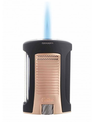 Зажигалка сигарная Colibri Daytona, черная-розовое золото LI770T17 - купить в интернет-магазине Havana Smoke