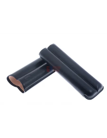 Чехол Jemar на 2 сигары, натуральная кожа 110-2-XL-Black