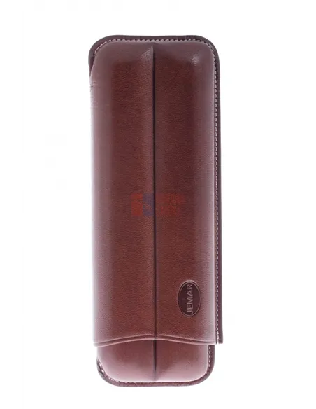 Чехол Jemar на 2 сигары, натуральная кожа 110-2-XL-Brown