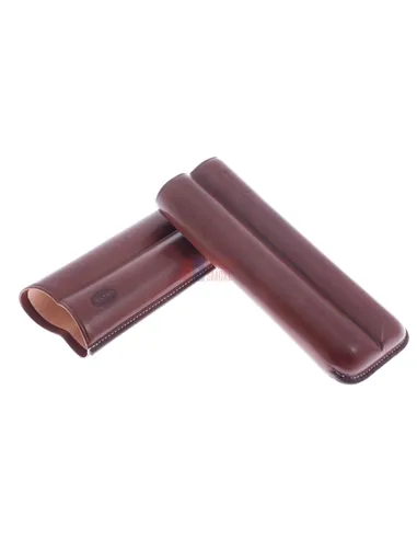 Чехол Jemar на 2 сигары, натуральная кожа 110-2-XL-Brown