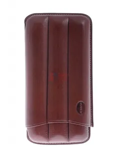Чехол Jemar на 3 сигары, натуральная кожа 110-3-XL-Brown