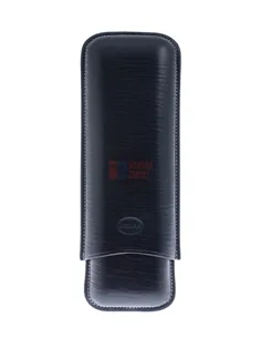 Чехол Jemar на 2 сигары (диаметром до 28 мм), натуральная кожа 497-2-Black