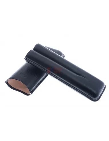 Чехол Jemar на 2 сигары (диаметром до 28 мм), натуральная кожа 497-2-Black