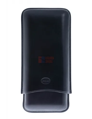 Чехол Jemar на 3 сигары (диаметром до 28 мм), натуральная кожа 497-3-Black