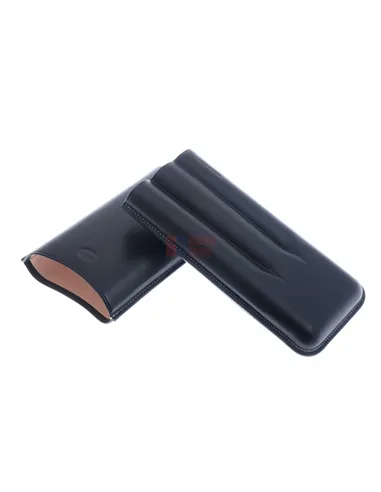 Чехол Jemar на 3 сигары (диаметром до 28 мм), натуральная кожа 497-3-Black