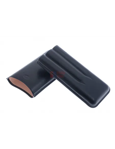 Чехол Jemar на 3 сигары (диаметром до 28 мм), натуральная кожа 497-3-Black