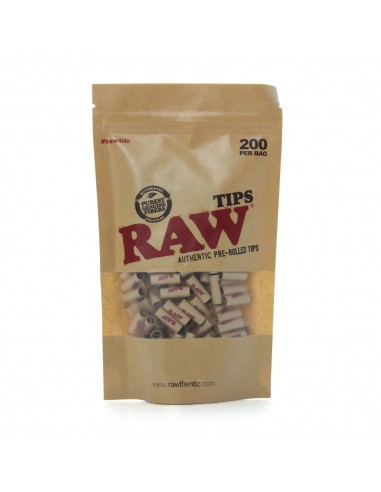Фильтры RAW PRE-ROLLED TIPS: 200 PER BAG - купить в интернет-магазине Havana Smoke