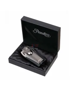 Зажигалка сигарная Passatore, двойное пламя, с пробойником 234-526