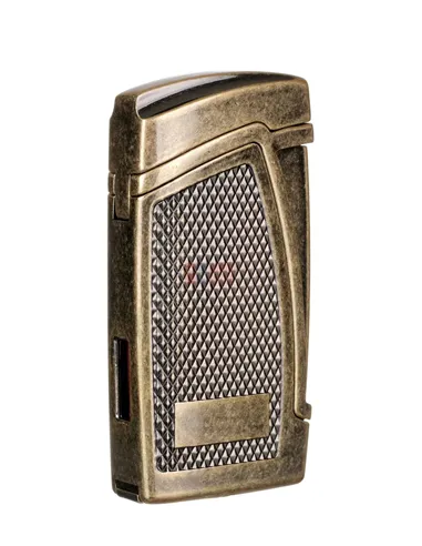 Зажигалка сигарная Passatore, двойное пламя, с пробойником, античная медь 234-543