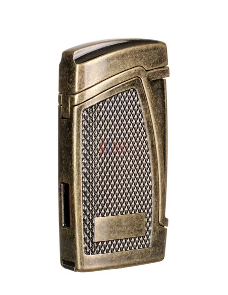 Зажигалка сигарная Passatore, двойное пламя, с пробойником, античная медь 234-543