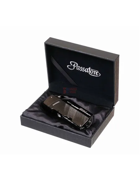 Зажигалка сигарная Passatore, двойное пламя, с пробойником и докуривателем 234-564