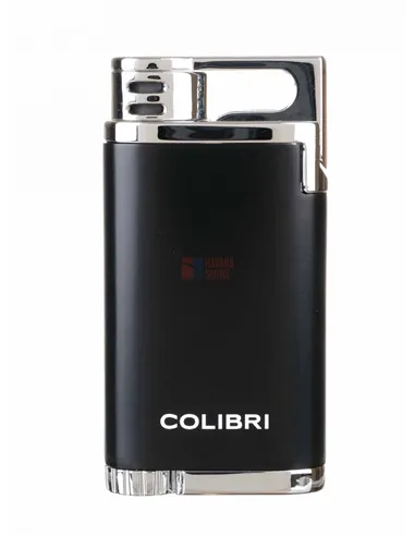 Зажигалка сигарная Colibri Belmont, черная-хром-LI200C11