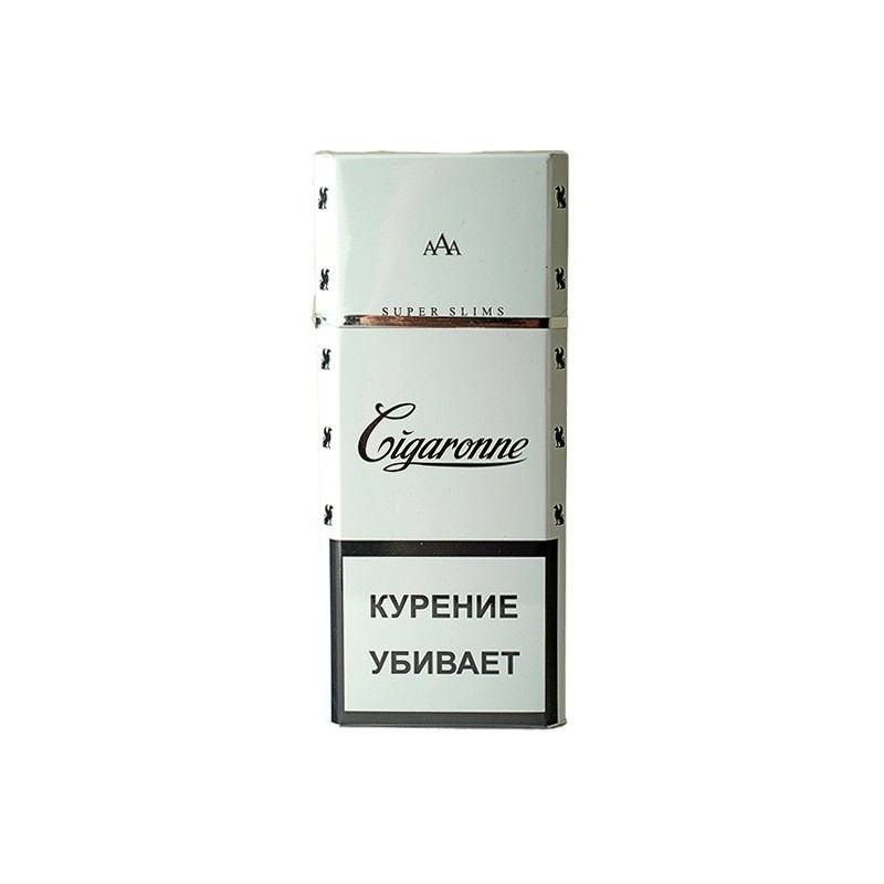 Купить Сигареты Cigaronne Super Slims Black