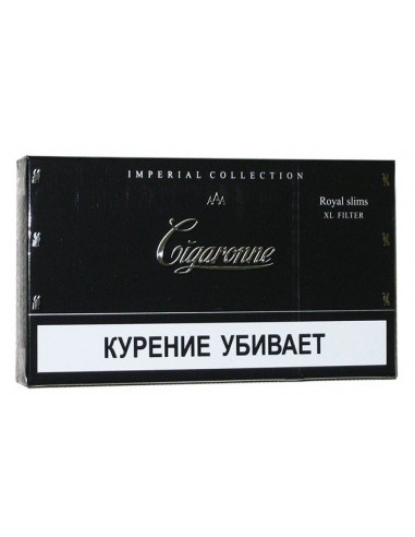 Сигареты Cigaronne Black Royal Slims XL Filter - купить в интернет-магазине Havana Smoke