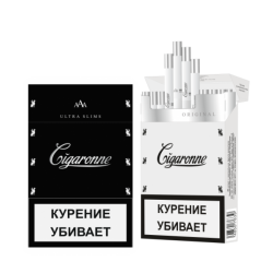 Купить Сигареты Cigaronne Ultra Slims White