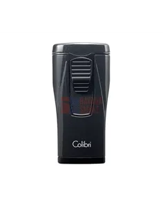 Зажигалка сигарная Colibri Monaco (тройное пламя), черный металлик LI880T5
