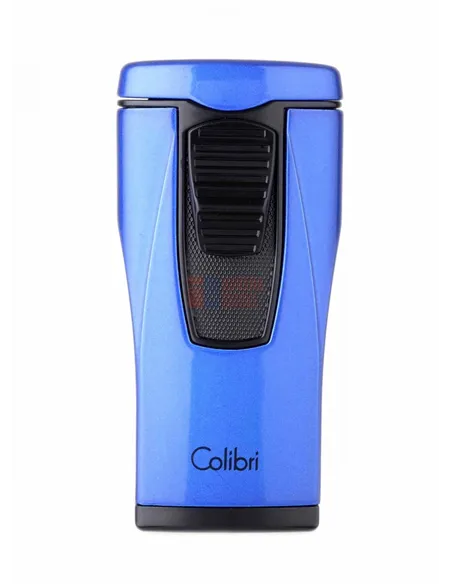 Зажигалка сигарная Colibri Monaco (тройное пламя), синий металлик LI880T8