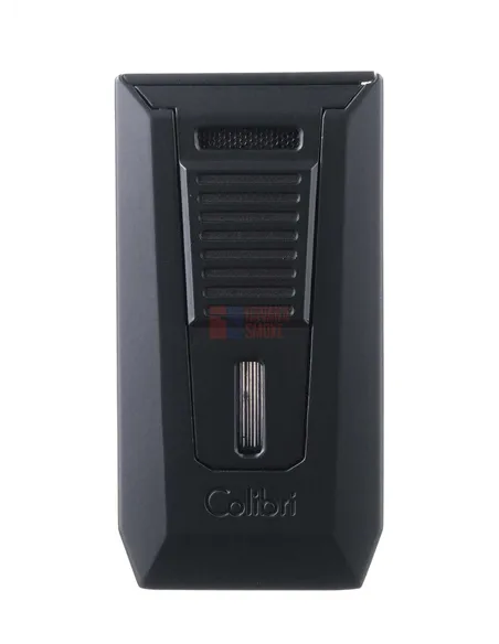 Зажигалка сигарная Colibri Slide (двойное пламя), черная-LI850T10